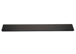Abschluss-Set WPC-Sichtschutz Windschutz 180cm anthrazit Savon