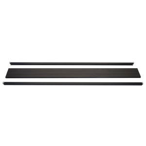Abschluss-Set WPC-Sichtschutz Windschutz 180cm anthrazit Savon