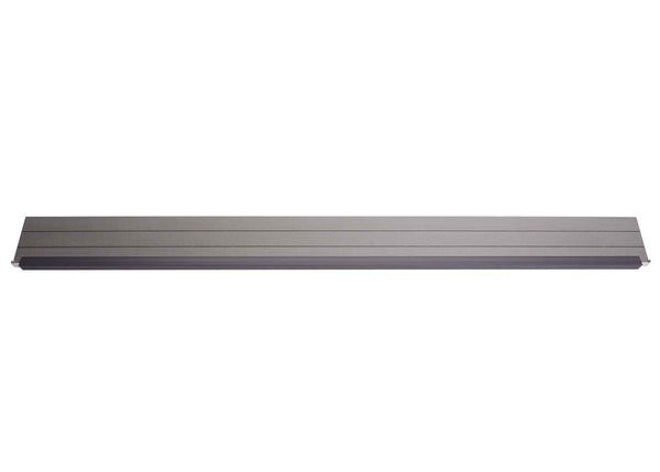 Abschluss-Set für WPC-Sichtschutz Alu-Pfosten 180cm grau Savon