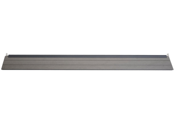 Abschluss-Set für WPC-Sichtschutz Windschutz Pfosten 180cm grau Savon