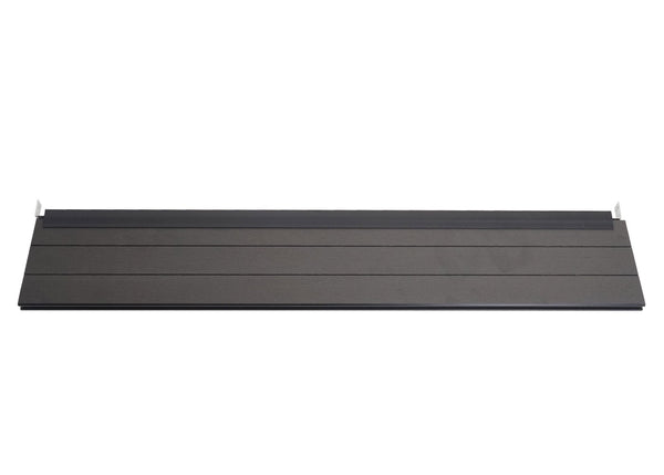 Abschluss-Set WPC-Sichtschutz Windschutz Pfosten 90cm anthrazit Savon