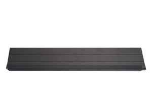 Abschluss-Set WPC-Sichtschutz Windschutz Pfosten 90cm anthrazit Savon