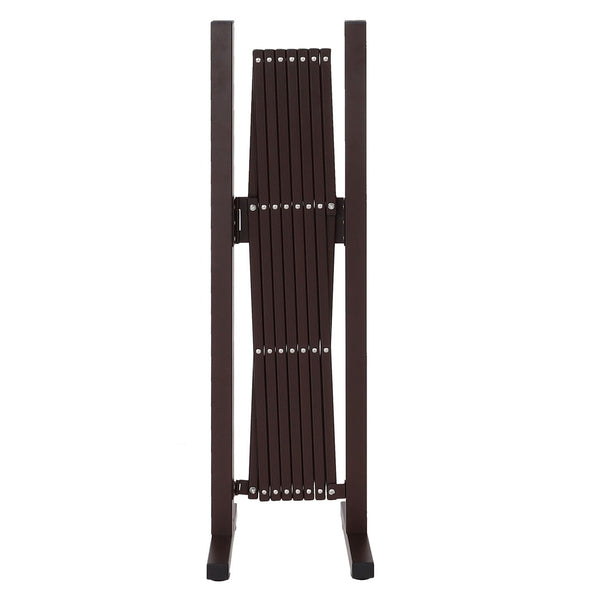 Alu Absperrgitter Scherengitter Schutz-Zaun aus Aluminium, braun