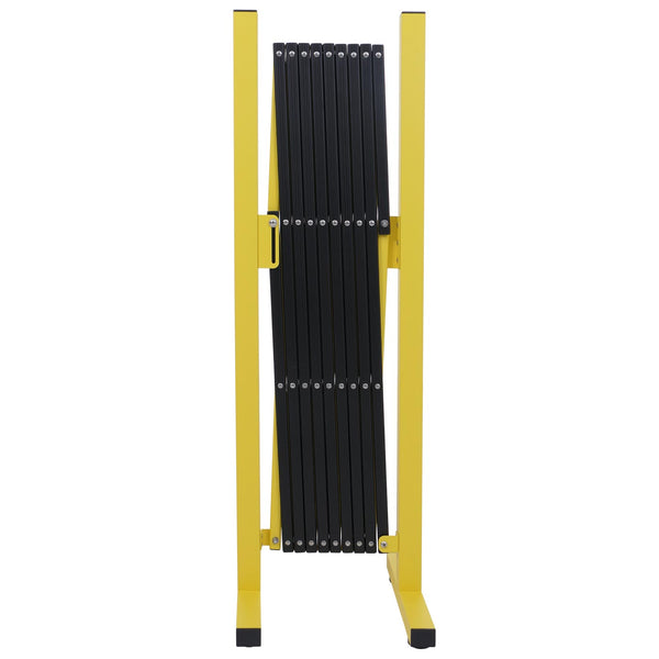 Ausziehbares Alu Absperrgitter Zaun 103-265cm gelb-schwarz