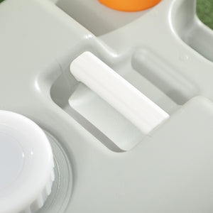 Abwassertank 22L tragbar mit faltbarem Griff Grau