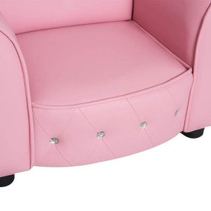 Kindersofa Kindersessel herzförmig Prinzessin Minisofa Kinderzimmer