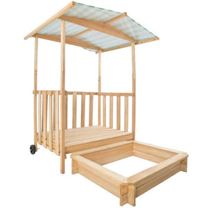 Sandkasten und Spielveranda Gretchen, grün