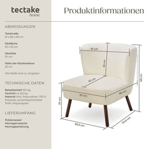Teddy-Cocktailsessel Robina 2