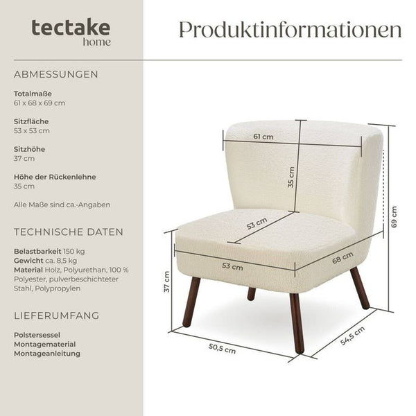 Teddy-Cocktailsessel Robina 2