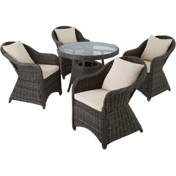 Aluminium Rattan Sitzgruppe Zürich