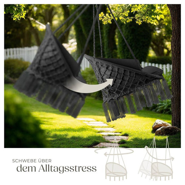 Hängesessel Grazia schwarz