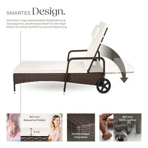 Rattan Sonnenliege