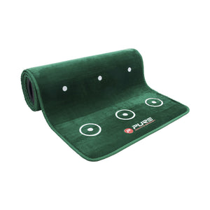 PURE2improve Puttingmatte mit Besen 70x335cm