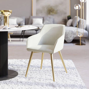 Stuhl Marilyn créme/gold pro Stück