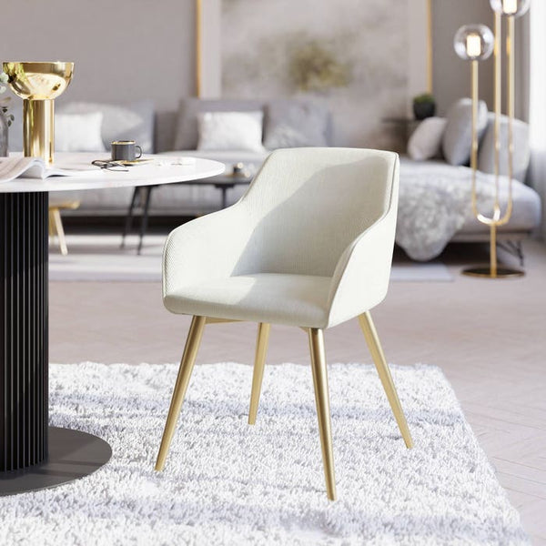 Stuhl Marilyn créme/gold pro Stück