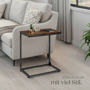 Beistelltisch Cardiff Industrial Holz dunkel, rustikal