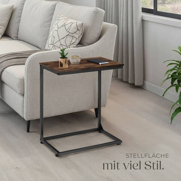 Beistelltisch Cardiff Industrial Holz dunkel, rustikal