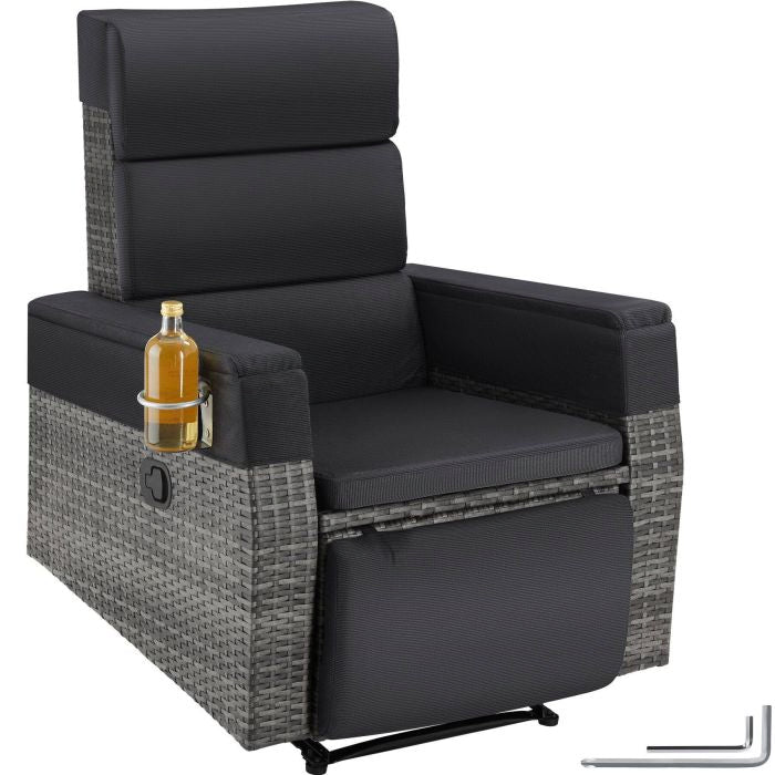 Aluminium Rattansessel Pacentro pro Stück