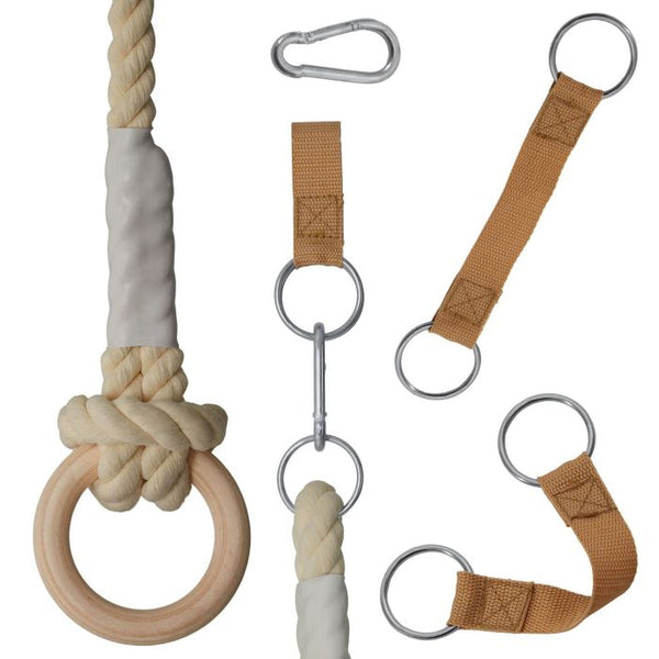 Sprossenwand Matterhorn 4in1 für Kinder Indoor braun