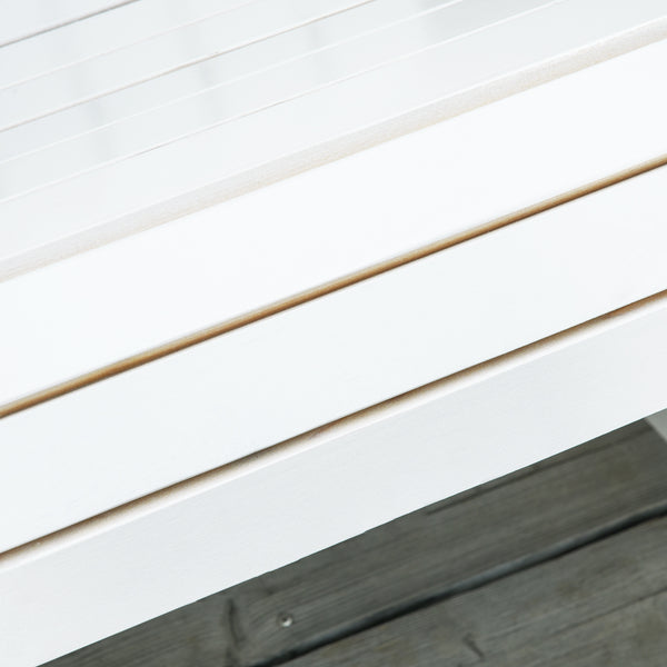 Adirondack Schaukelstuhl für Garten und Balkon weiss