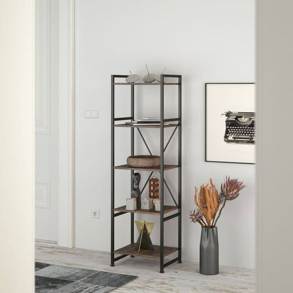 Regal Manchester Industrial Holz dunkel, rustikal