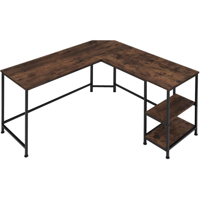 Schreibtisch Hamilton Industrial Holz dunkel, rustikal