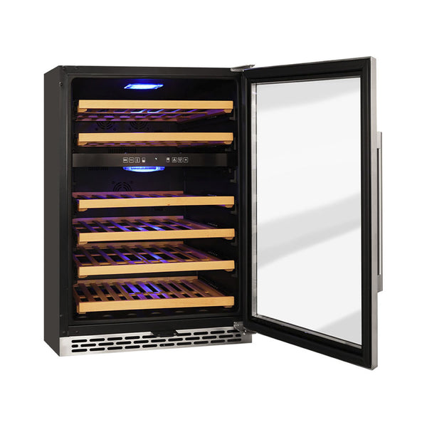 Kibernetik FSP wine climate cabinet 46 FL chrome steel