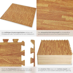 Schutzmattenset holzdekor