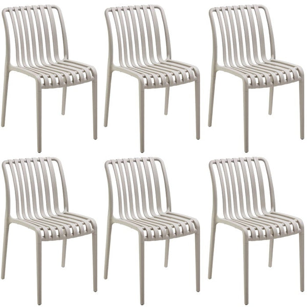 Gartenstühle Alcudia taupe 6er Set