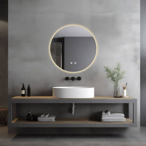 Runder LED Badezimmerspiegel Aurora 60 cm