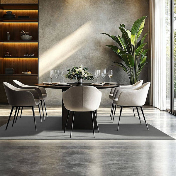 Short pile carpet Soft Zone gray 140 x 200 cm 