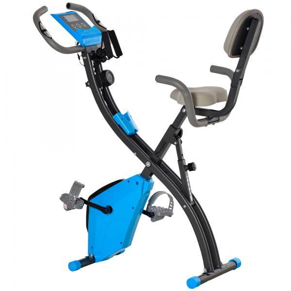 Heimtrainer Fahrradtrainer 8 Widerstandstufen Schwarz Blau