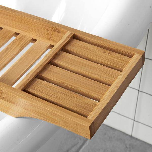 80cm Lang Badewannenablage Badewannenbrett Bambus