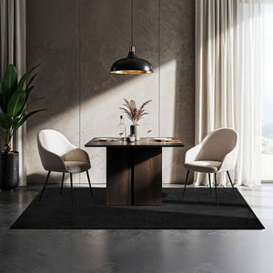 Tapis à poils courts Soft Zone noir 120 x 170 cm 