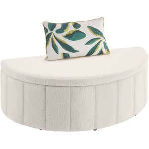Polsterbank Moon Bouclé creme