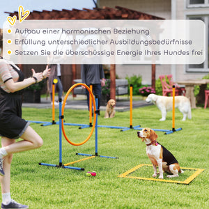 Agility Set für Hunde 7-teilig mit Hundetraining Hindernisse