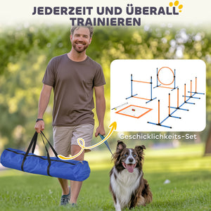 Agility Set für Hunde 7-teilig mit Hundetraining Hindernisse