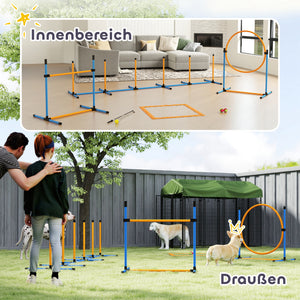 Agility Set für Hunde 7-teilig mit Hundetraining Hindernisse