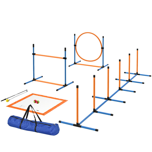 Agility Set für Hunde 7-teilig mit Hundetraining Hindernisse