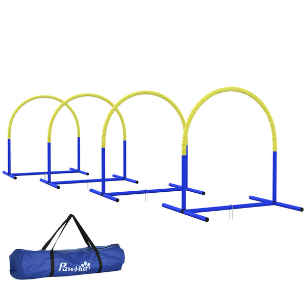Agility Set für Hunde mit Bögen und Tragetasche für Einsteiger