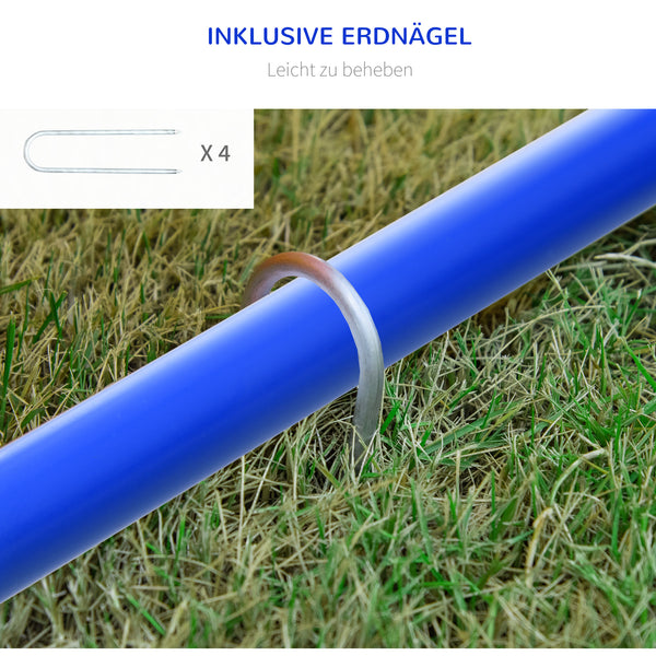 Agility Trainingsset 4-teilig mit Tasche Blau-Orange