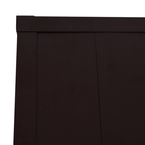 Alu Abdeckung für Klimaanlage & Wärmepumpe braun 73x90x38cm