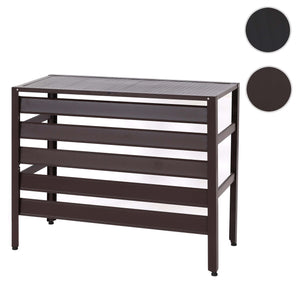 Alu Abdeckung für Klimaanlage & Wärmepumpe braun 73x90x38cm
