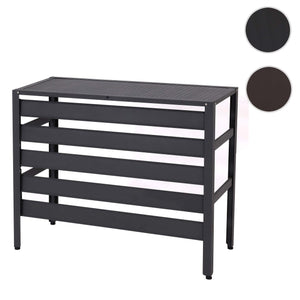 Alu Abdeckung für Wärmepumpe/Klimaanlage, grau 73x90x38cm