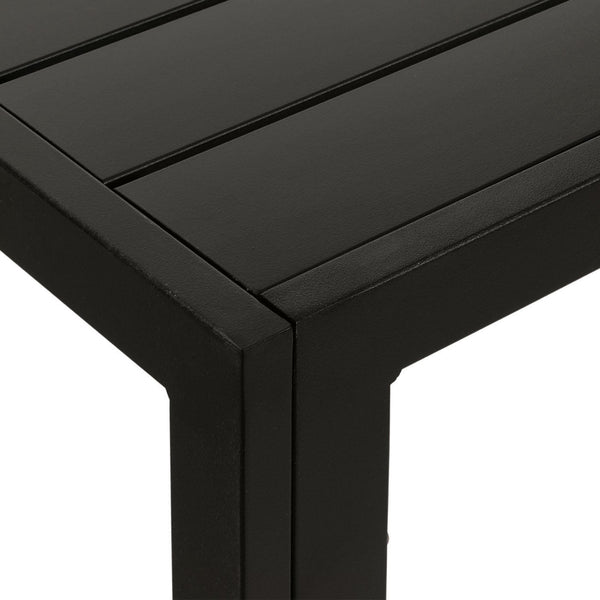 Wetterfester Alu-Esstisch für Garten/Balkon 180x80cm anthrazit
