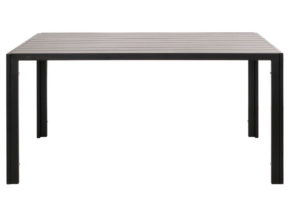 Alu-Gartentisch wetterfest 140x80cm Esstisch Outdoor anthrazit
