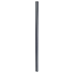 Alu-Pfosten für WPC-Zaun Stecksystem 240cm grau Savon