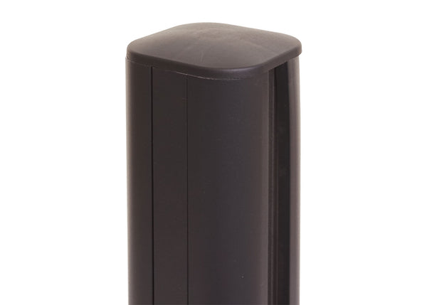 Aluminium Pfosten für WPC Zaun Stecksystem 98cm anthrazit Savon