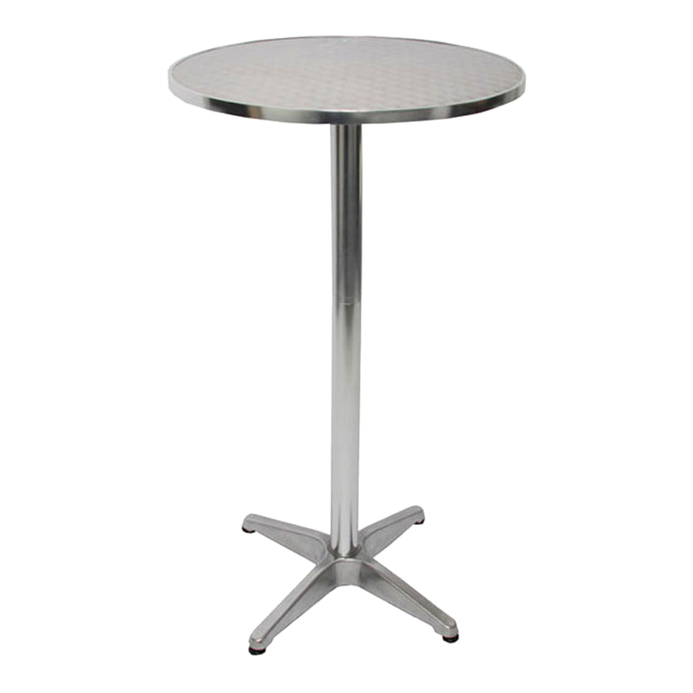 Höhenverstellbarer Alu-Stehtisch klappbar Bistrotisch Ø60cm