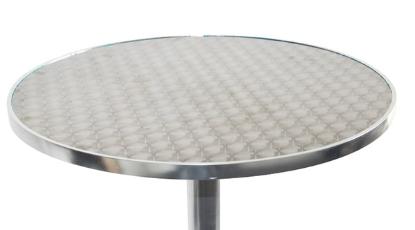Höhenverstellbarer Alu-Stehtisch klappbar Bistrotisch Ø60cm